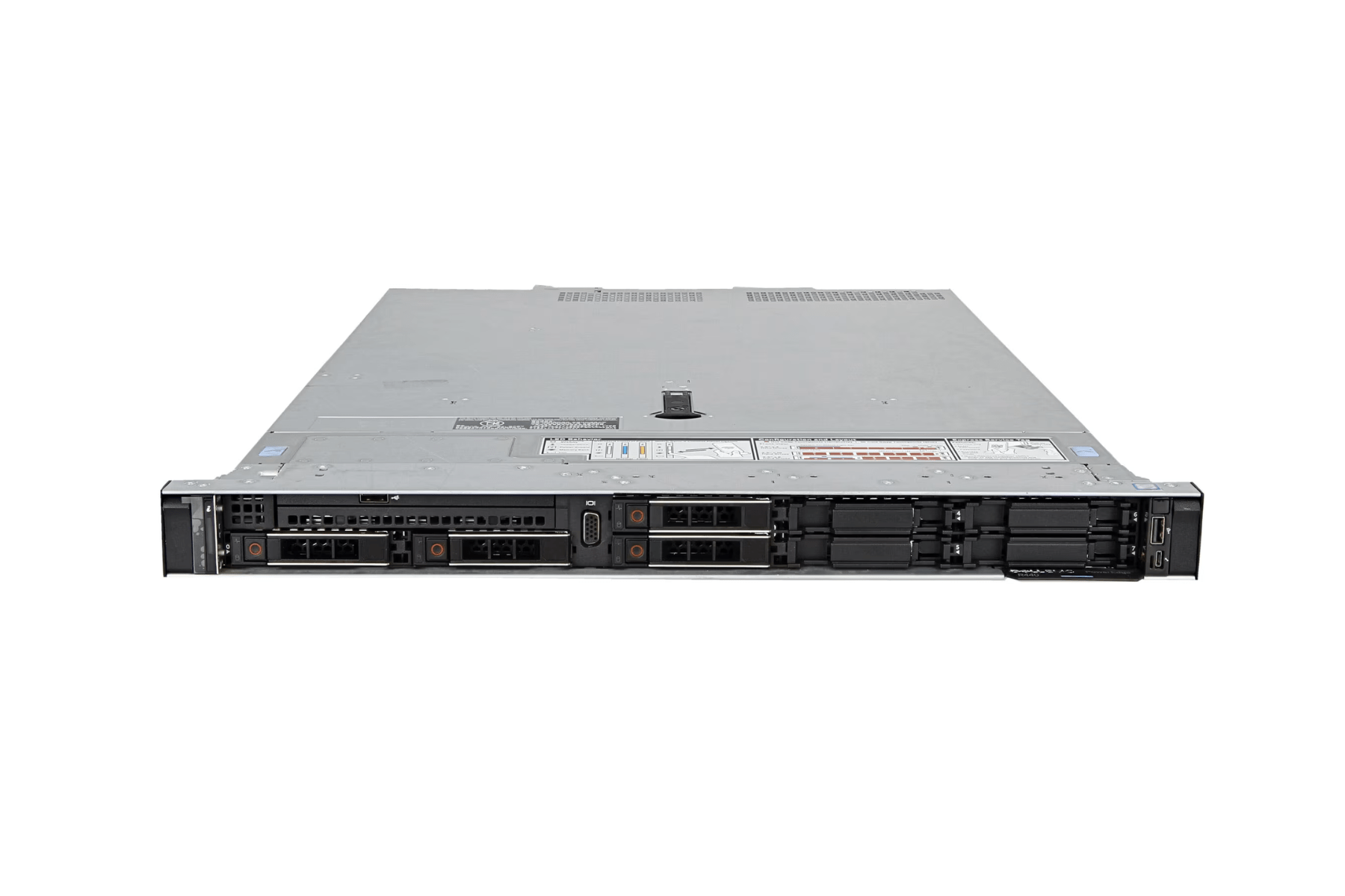 Refurbished Dell PowerEdge R440 8-Bay 2.5" 1U server front view